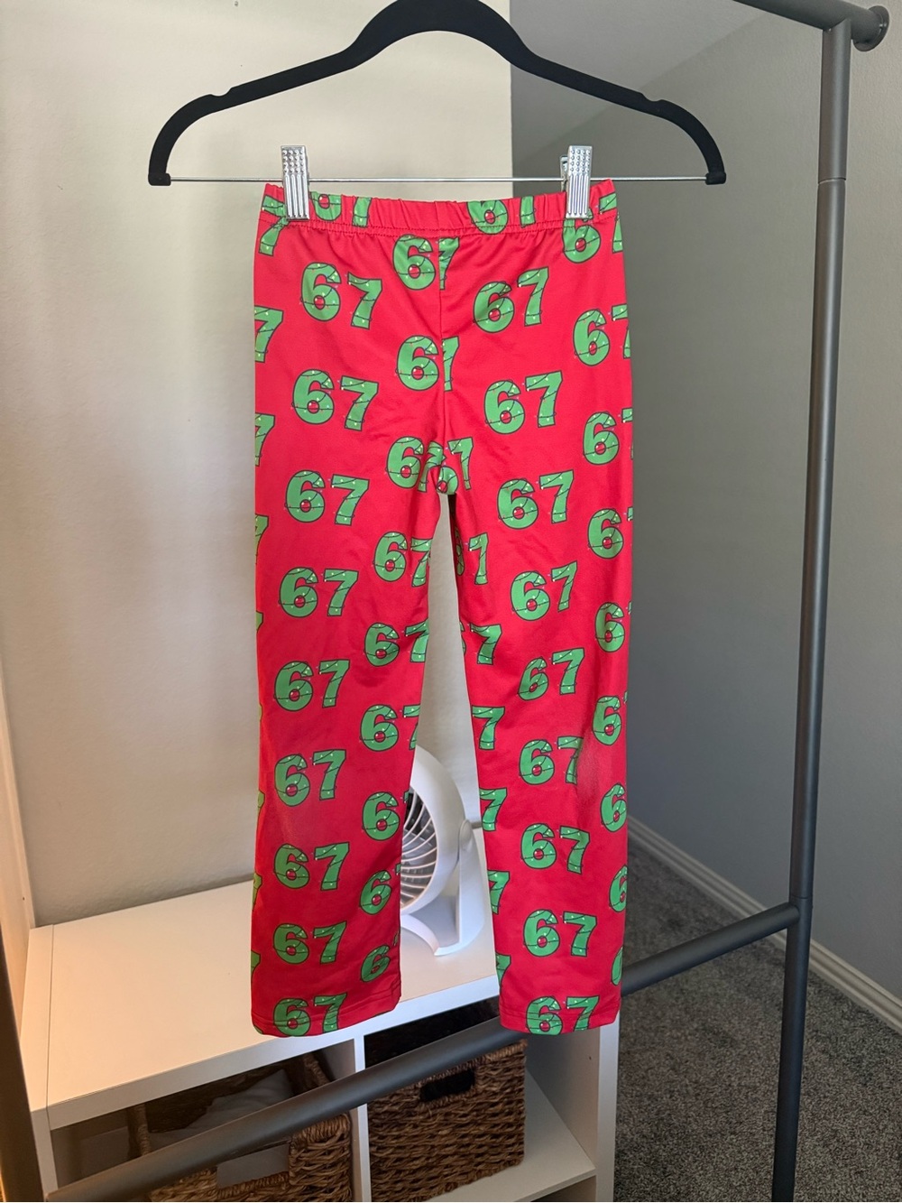 Kids “67” Christmas Pajama Pants